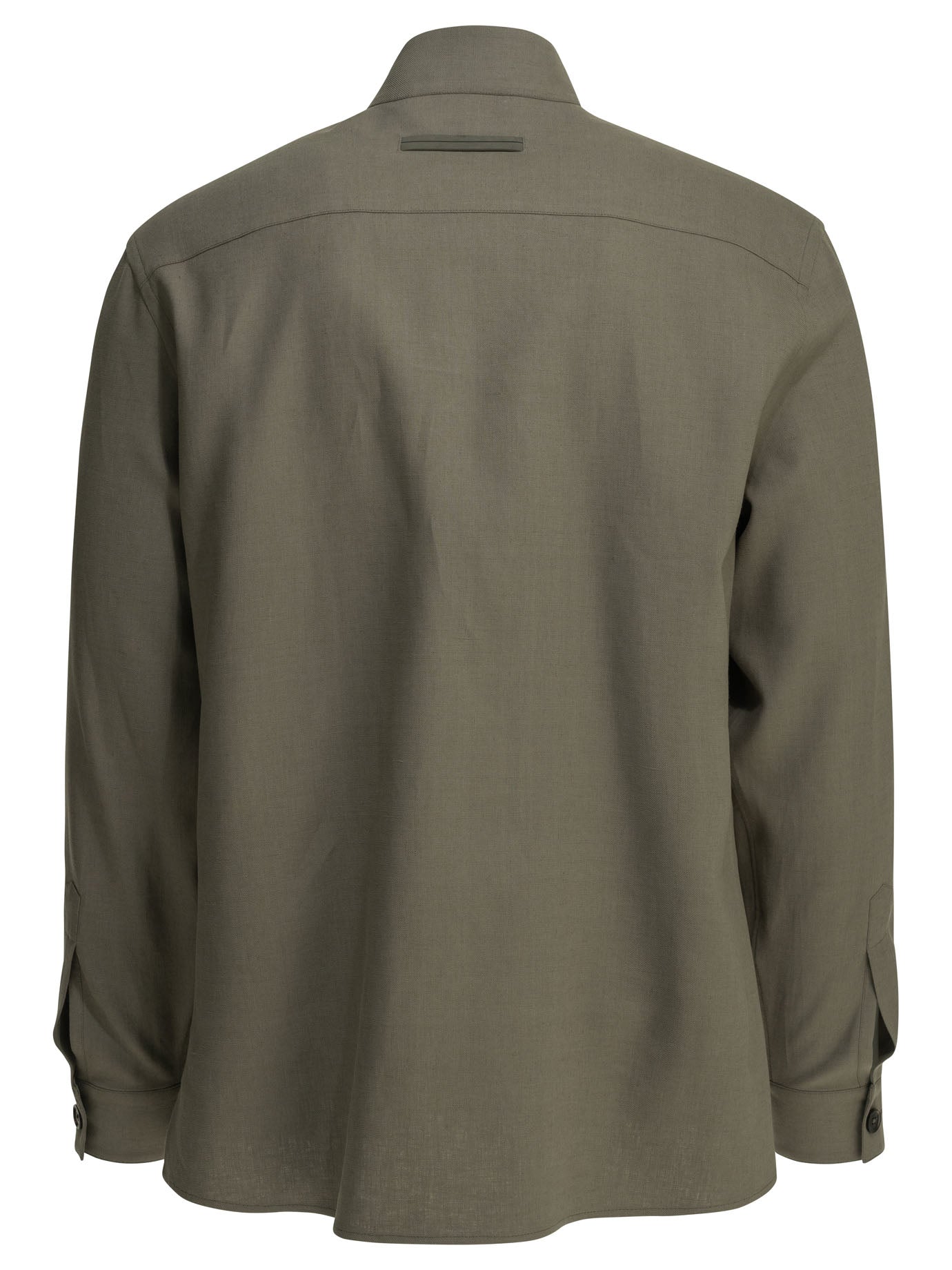 Zegna Overshirt Jacket Brown Men