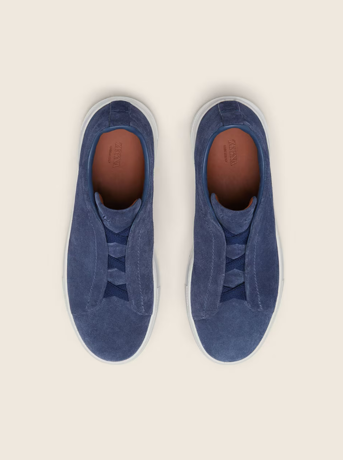 Zegna Triple Stitch Low Top Sneaker