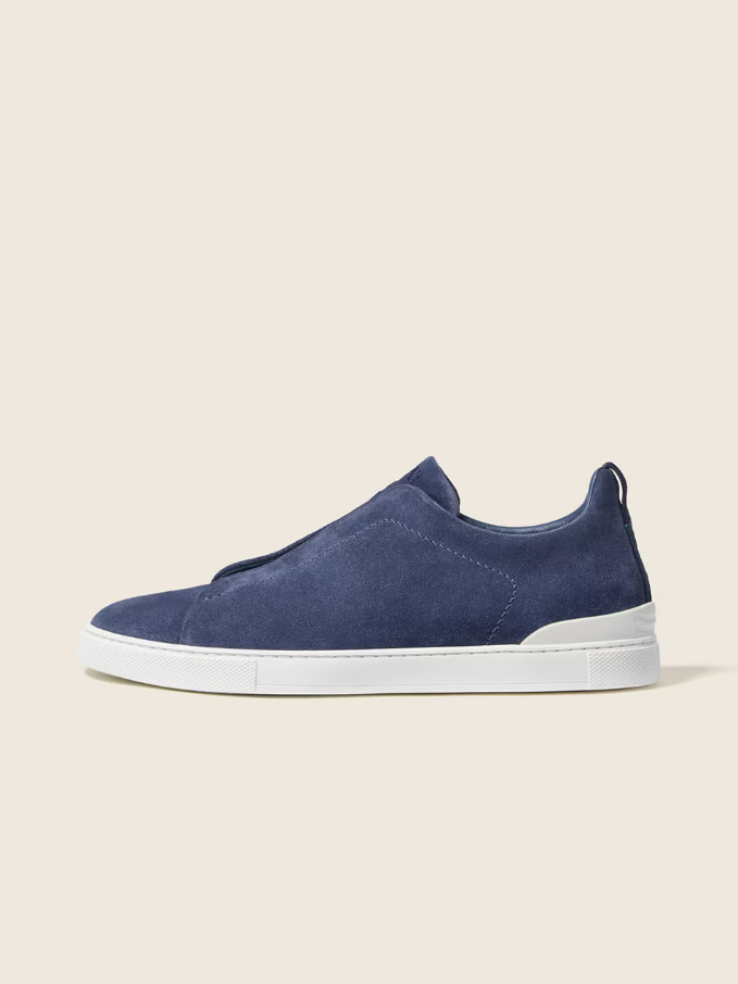 Zegna Triple Stitch Low Top Sneaker
