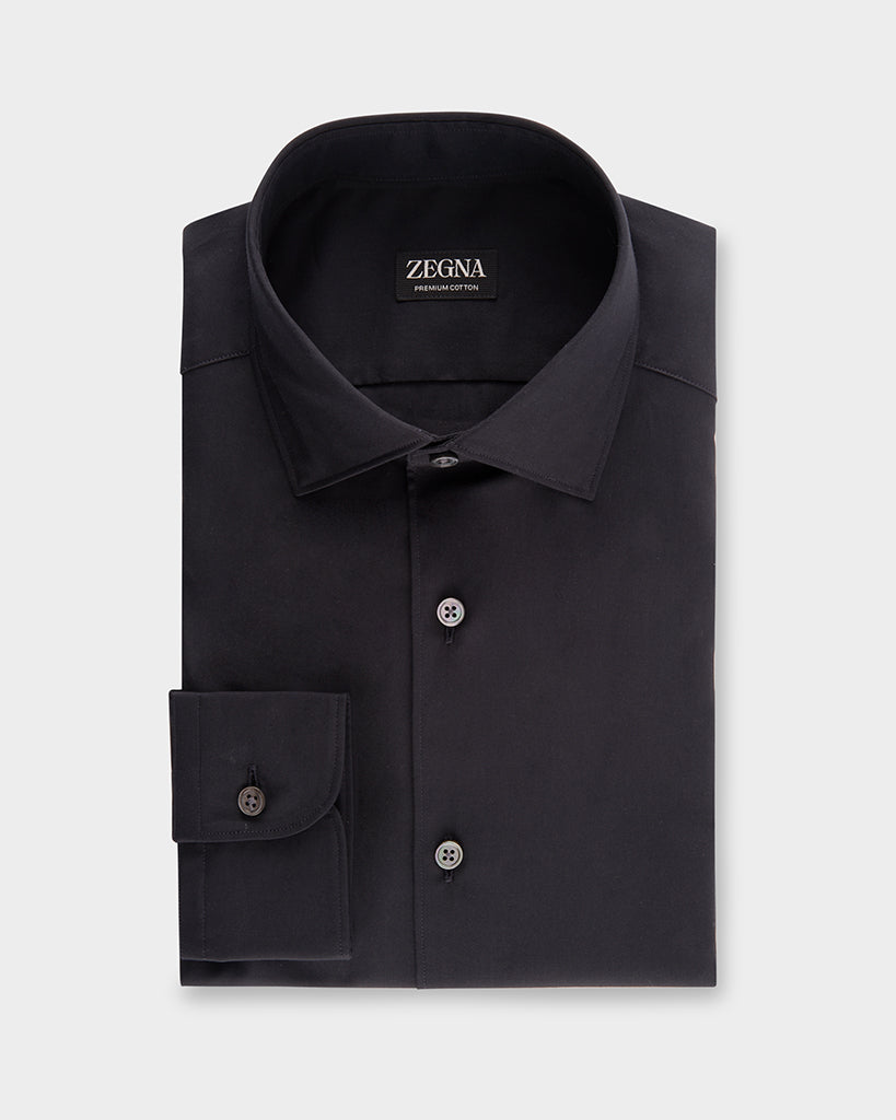 Black Premium Cotton Shirt