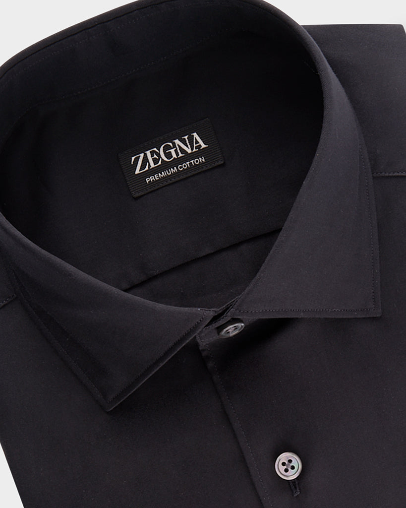 Black Premium Cotton Shirt