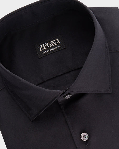 Black Premium Cotton Shirt