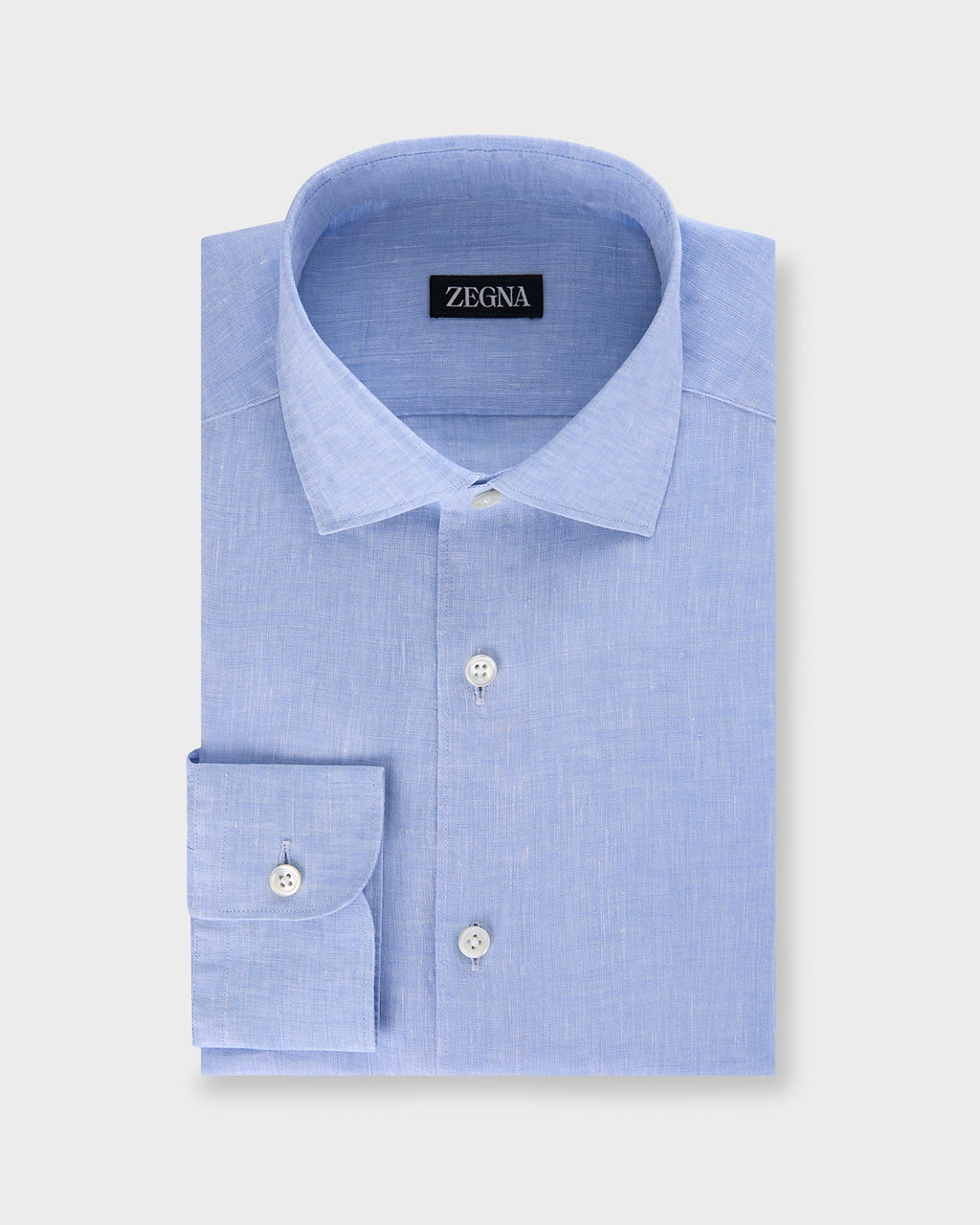Sky Blue Linen Shirt