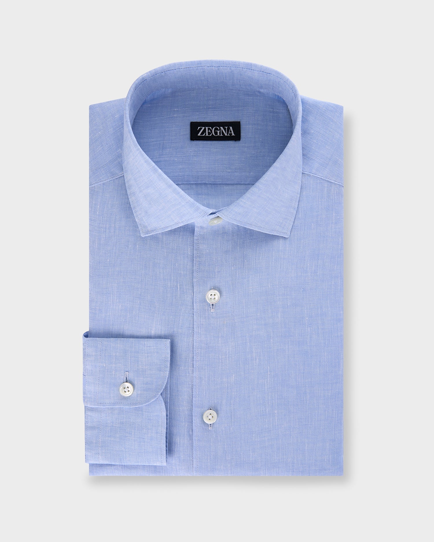 Sky Blue Linen Shirt