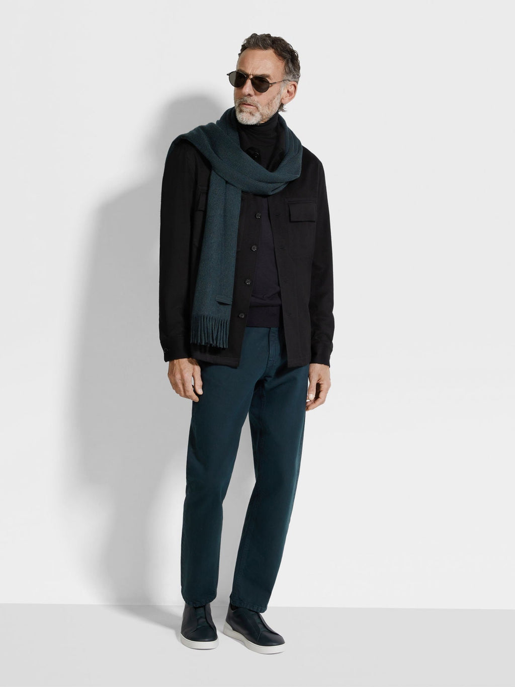 City Cotton 5Pockets - Teal Green