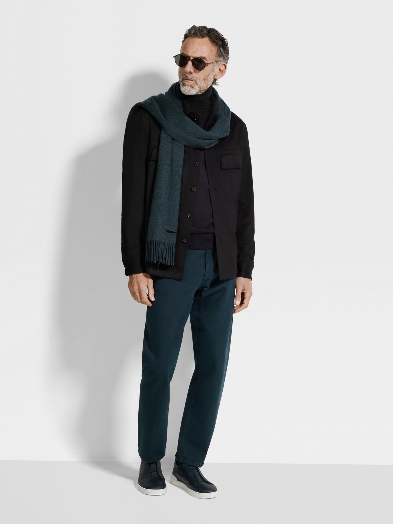 City Cotton 5Pockets - Teal Green