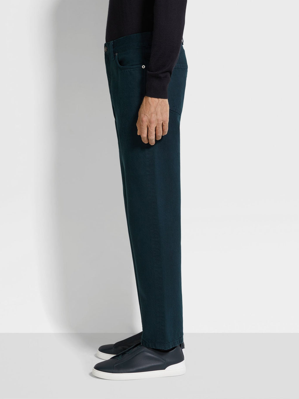 City Cotton 5Pockets - Teal Green