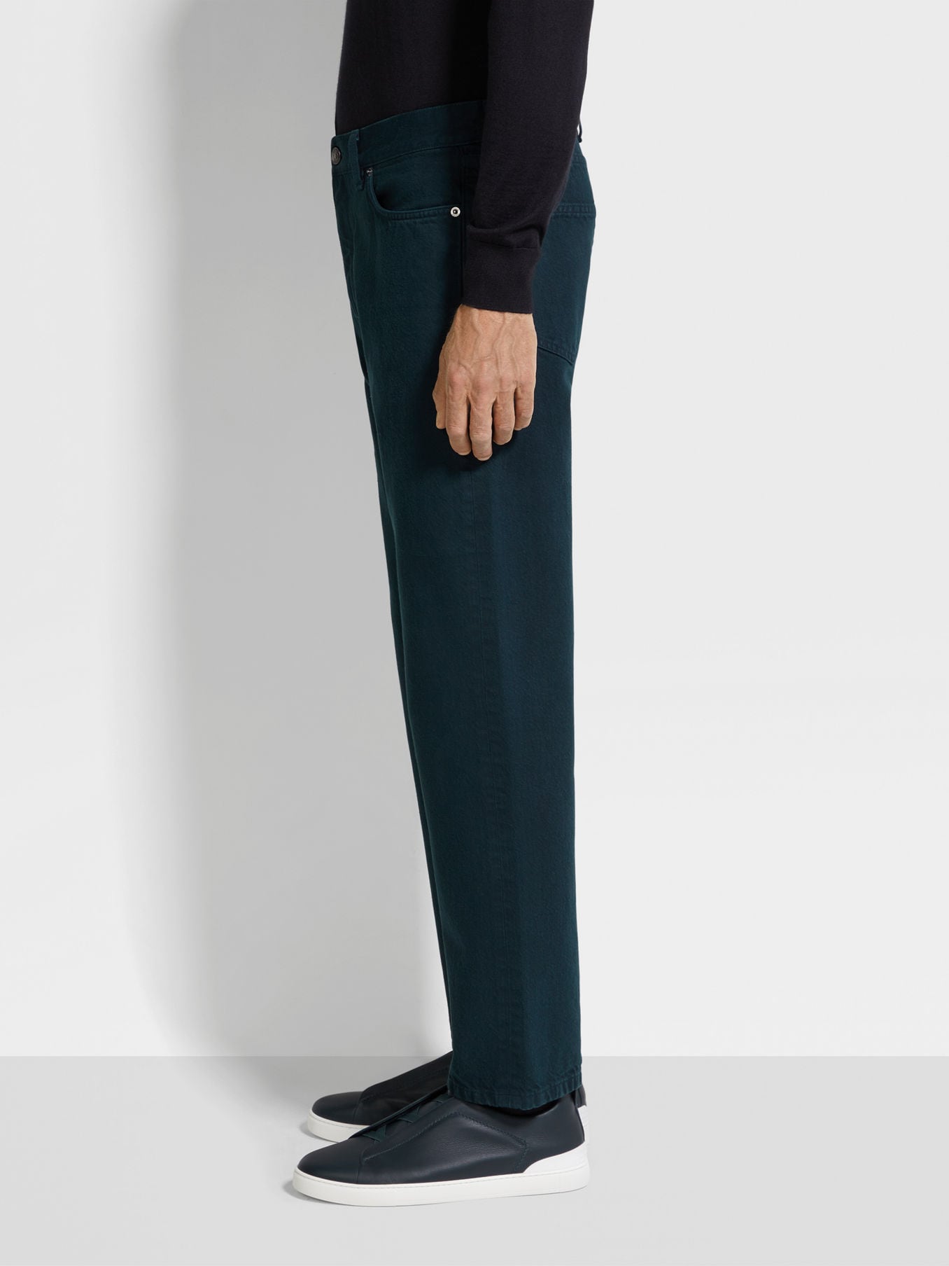 City Cotton 5Pockets - Teal Green