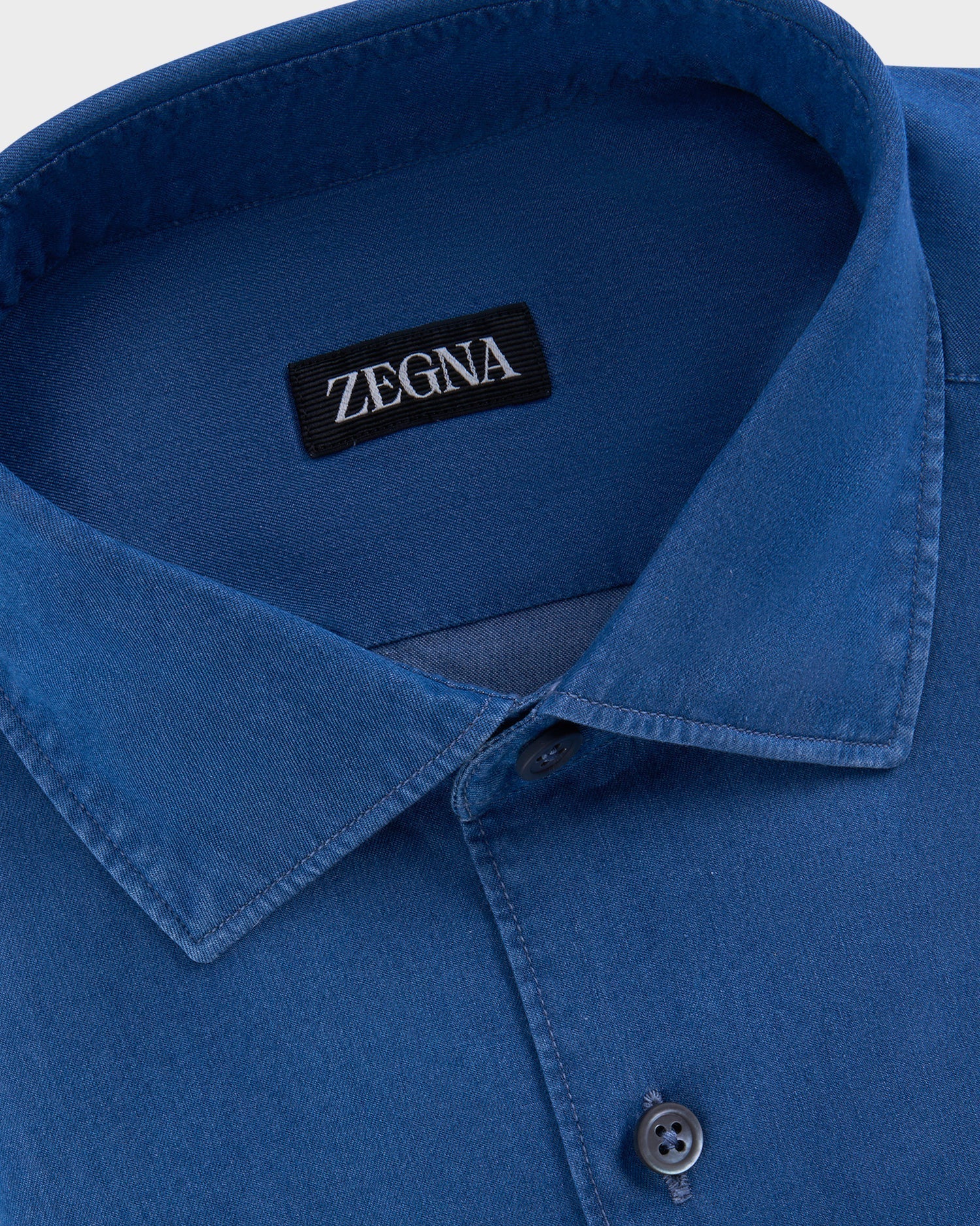 Blue Denim Pure Cotton Shirt