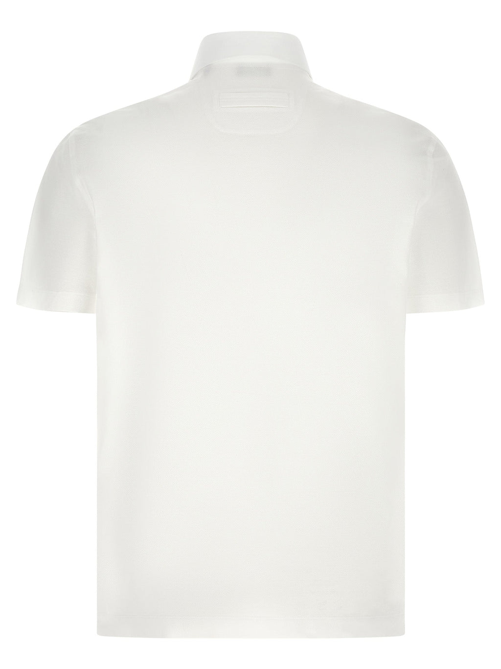 Zegna Men Piqué Cotton Polo Shirt