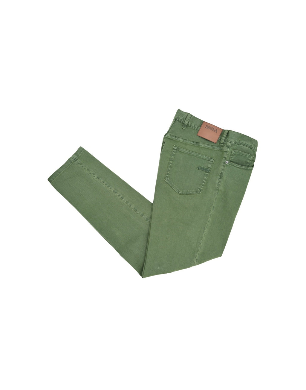 ZEGNA Comfort Linen and Cotton 5 Pocket Pants