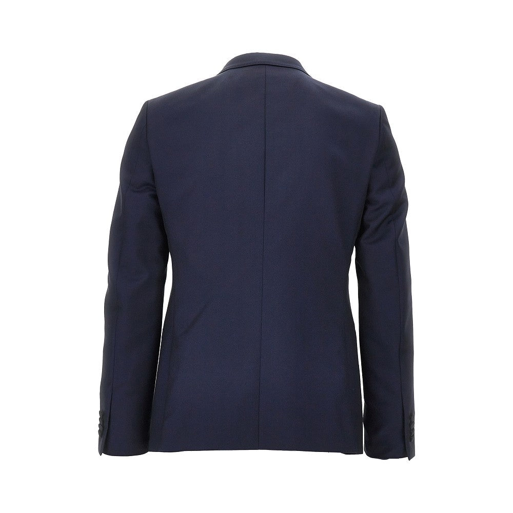 Zegna Wool Mohair Evening Suit Blue Men