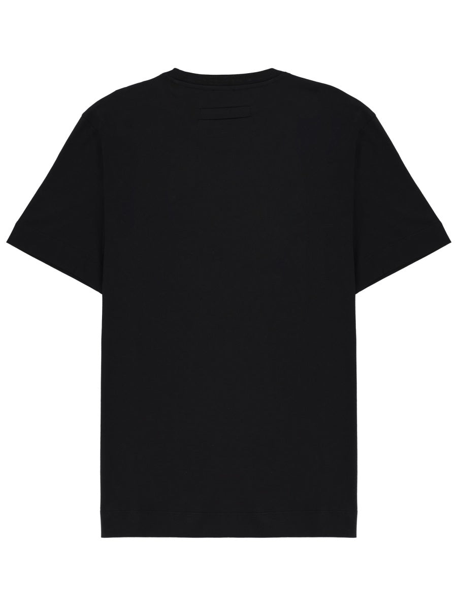 Neutral Crew Neck Understated Logo T-Shirt