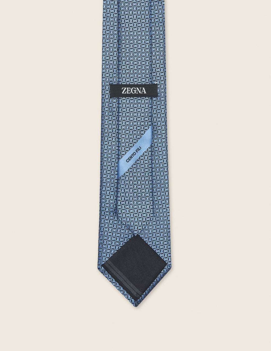 Zegna CENTO FILI Silk Tie | Light Blue