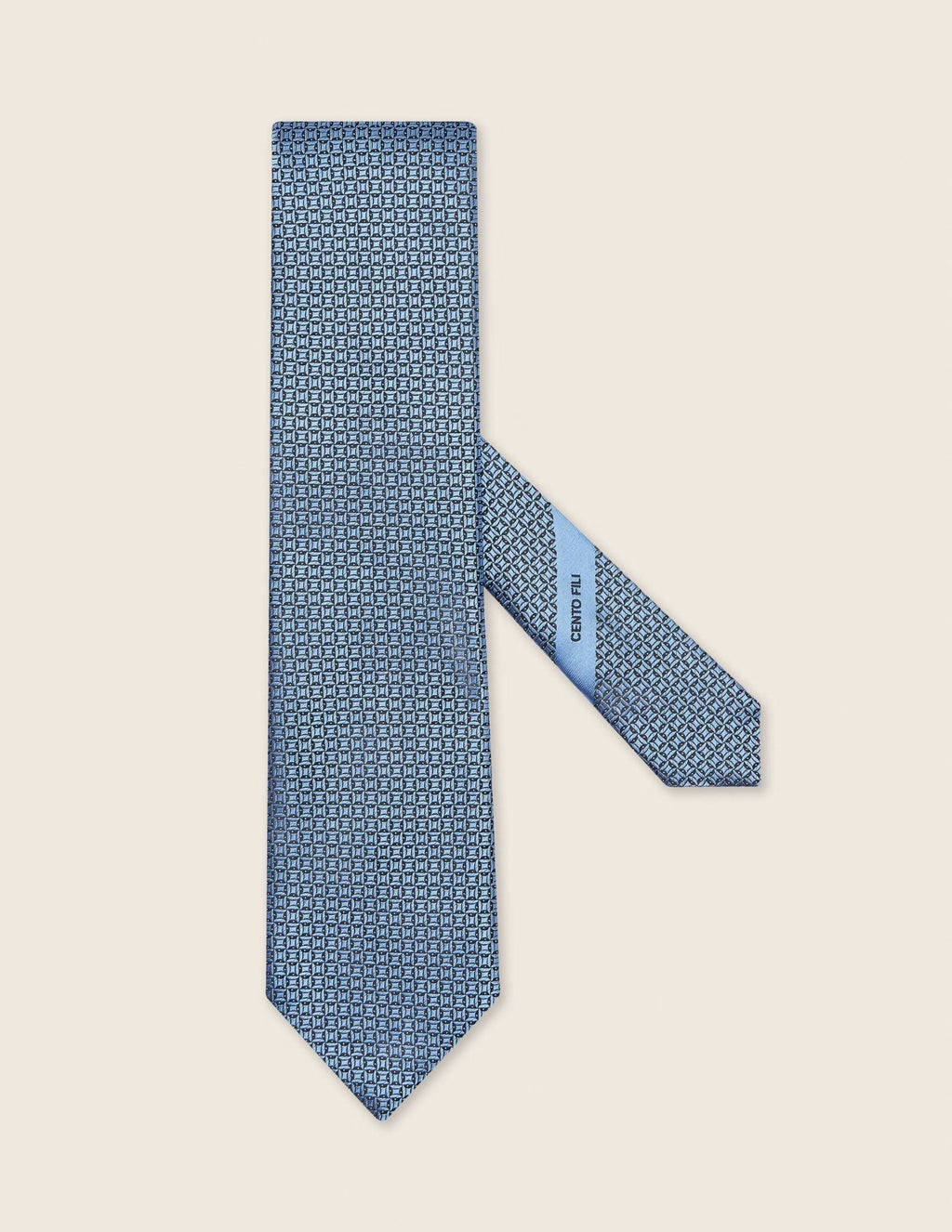 Zegna CENTO FILI Silk Tie | Light Blue