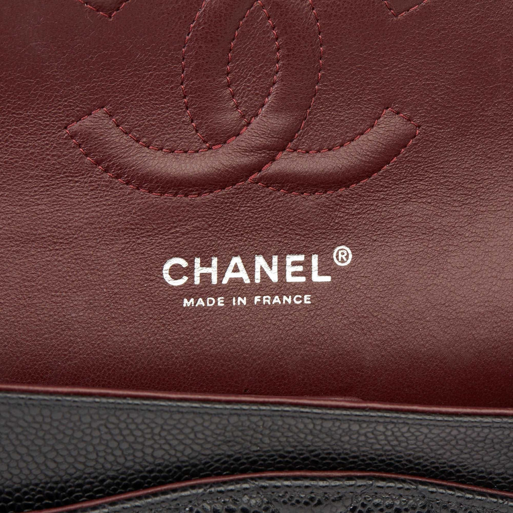 Chanel classic Flap bag with Silver hardware
