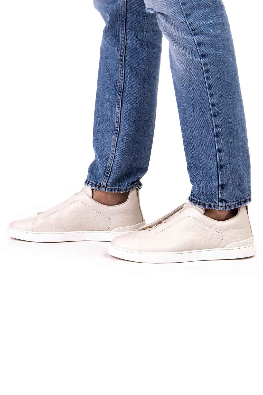 Sneakers Triple Stitch in cervo supersoft