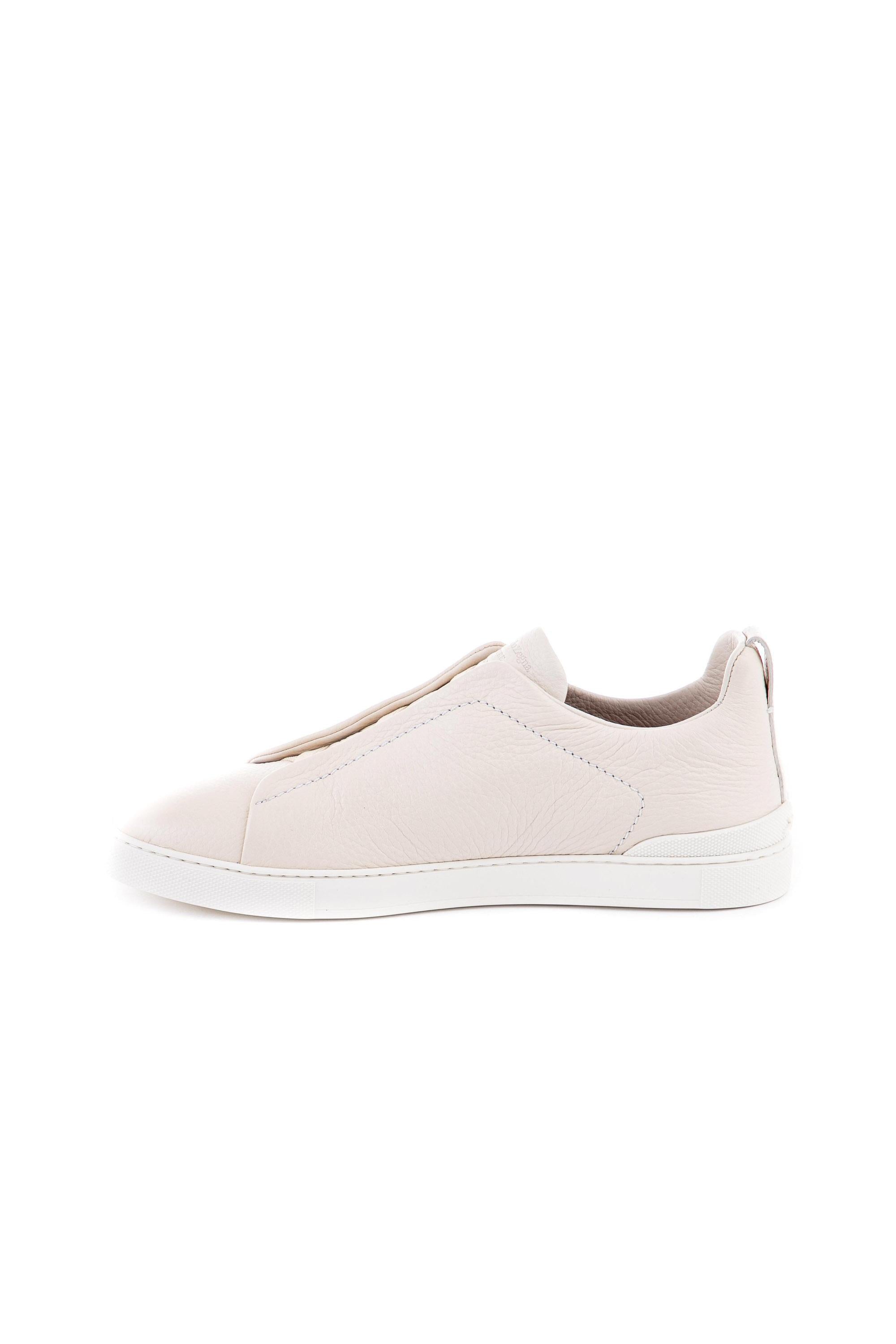 Sneakers Triple Stitch in cervo supersoft