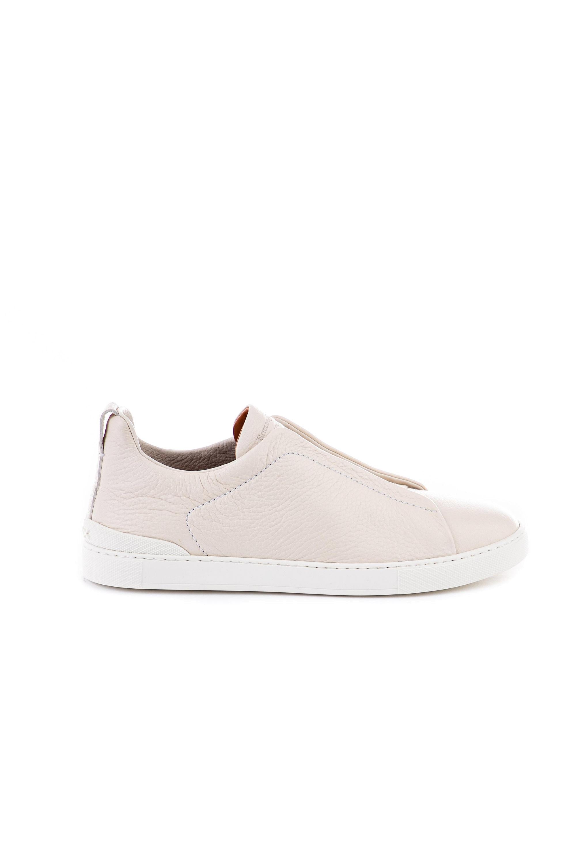 Sneakers Triple Stitch in cervo supersoft