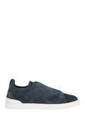 Sneakers Triple Stitch in camoscio