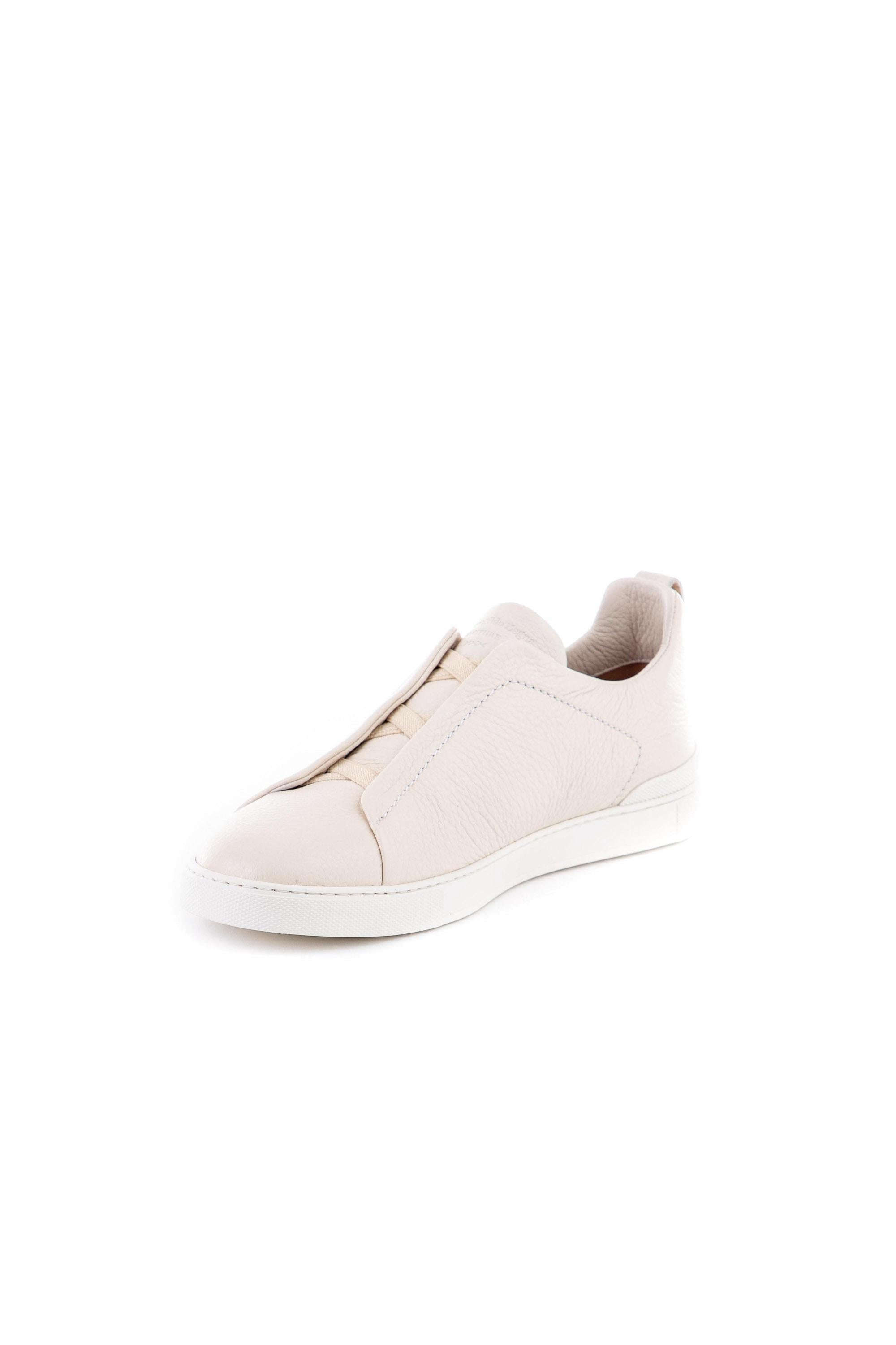Sneakers Triple Stitch in cervo supersoft