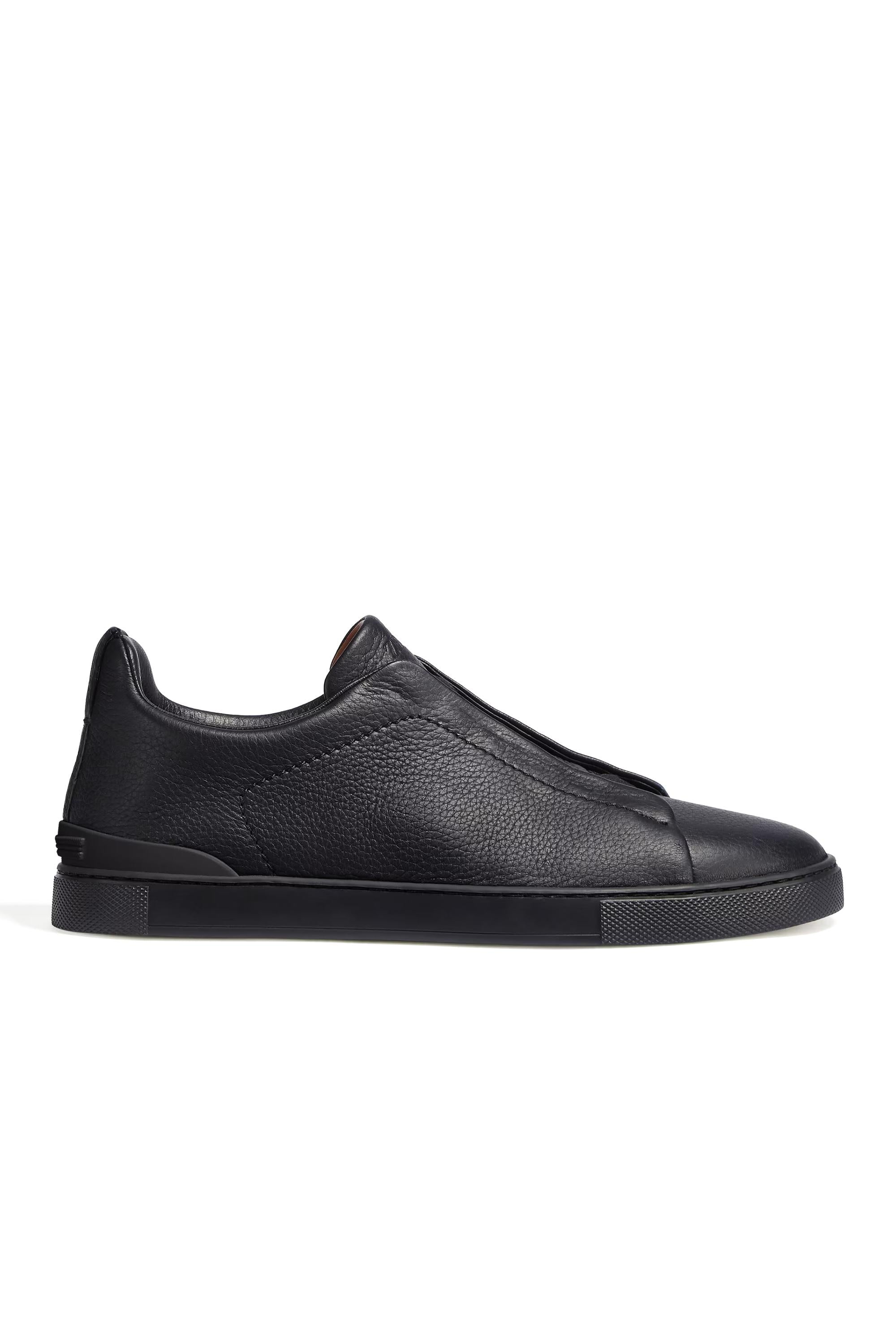 Sneakers Triple Stitch in pelle di cervo