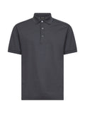 Zegna Men Grey Cotton And Silk Pique Polo Shirt