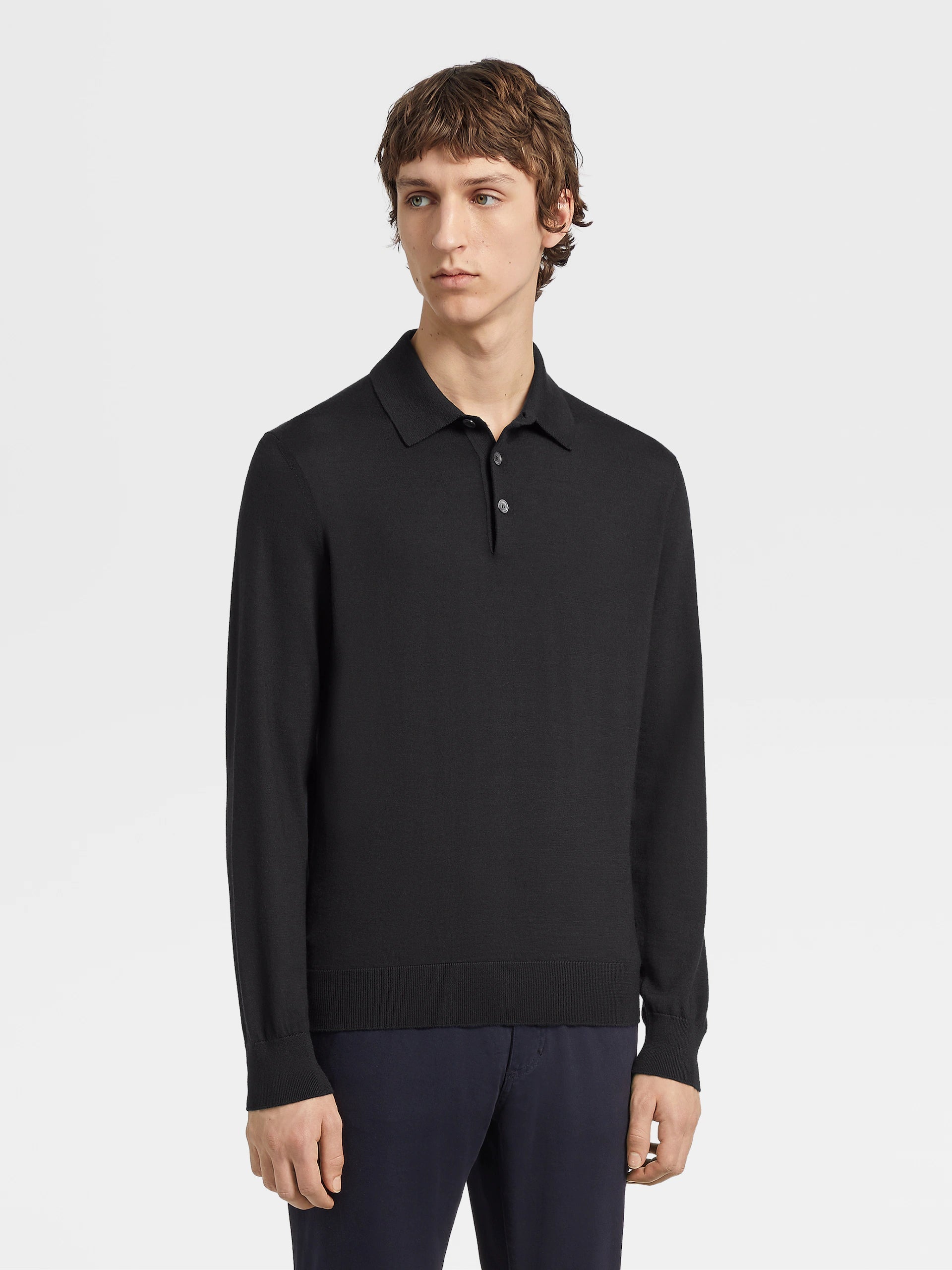 Zegna Polo in Black