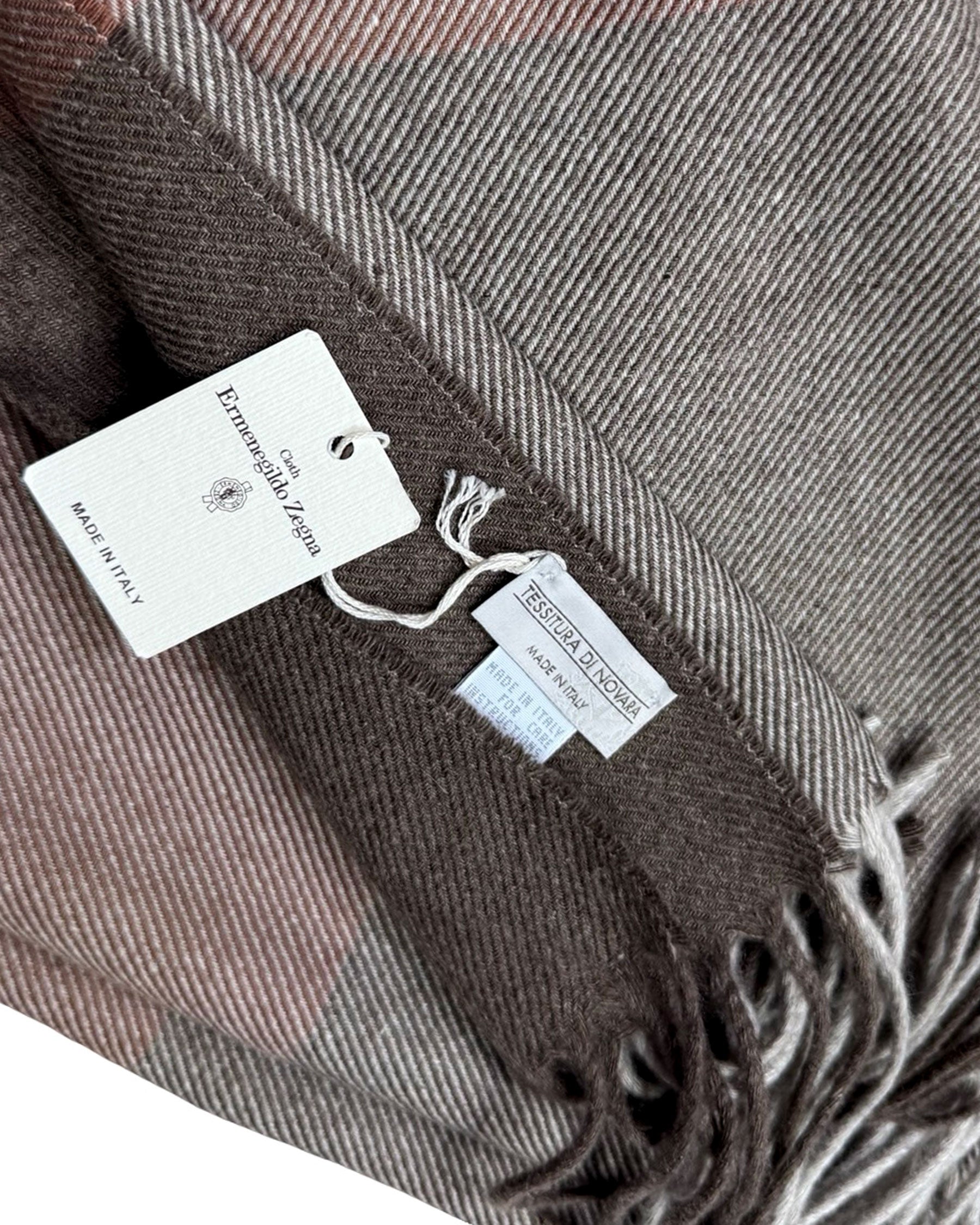 Tessitura Di Novara Cashmere Throw Blanket - Zegna Fabrics FINAL SALE