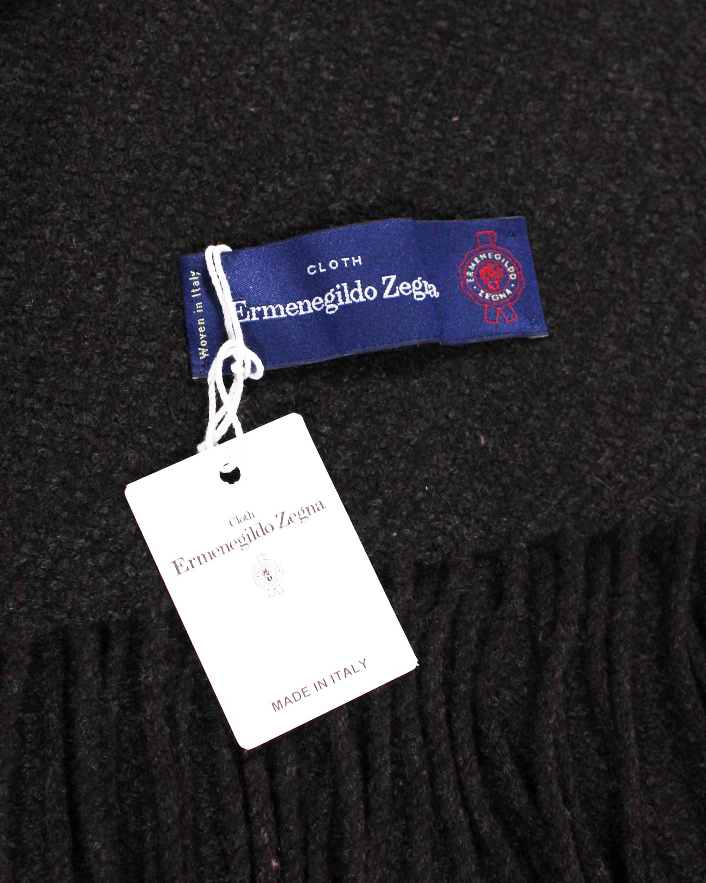 Ermenegildo Zegna Throw Blanket Dark Brown - Wool Cashmere Silk SALE